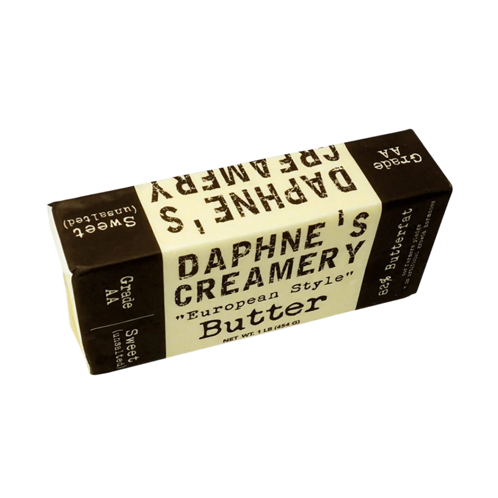 Sweet European Style Butter - Unsalted – Daphne's Creamery